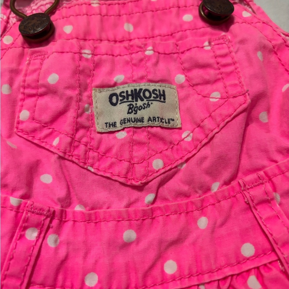 OshKosh B'gosh Pink Polka Dot Dress - Picture 2 of 4